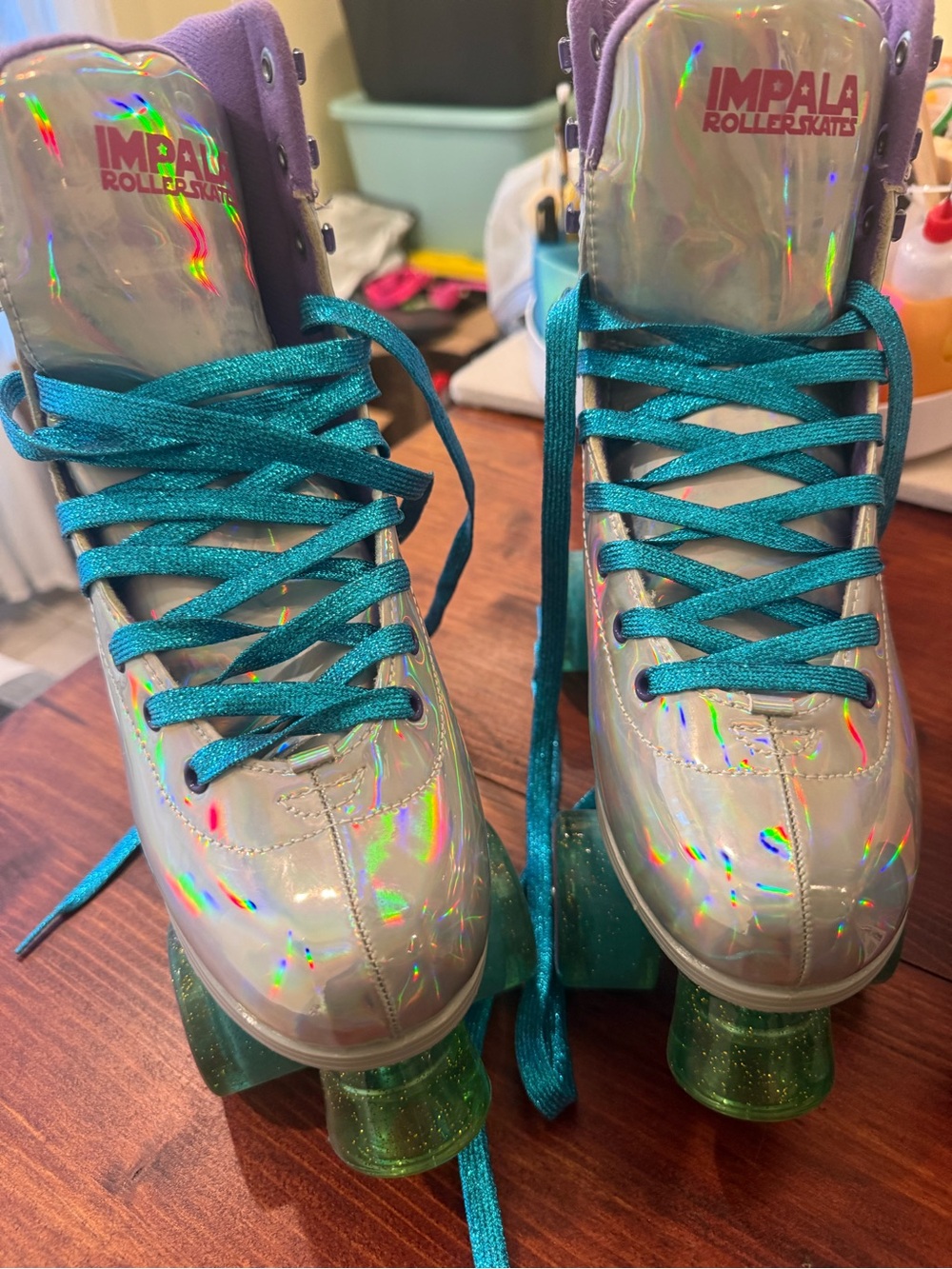 NEW Impala Holographic Roller Skates women’s size 10